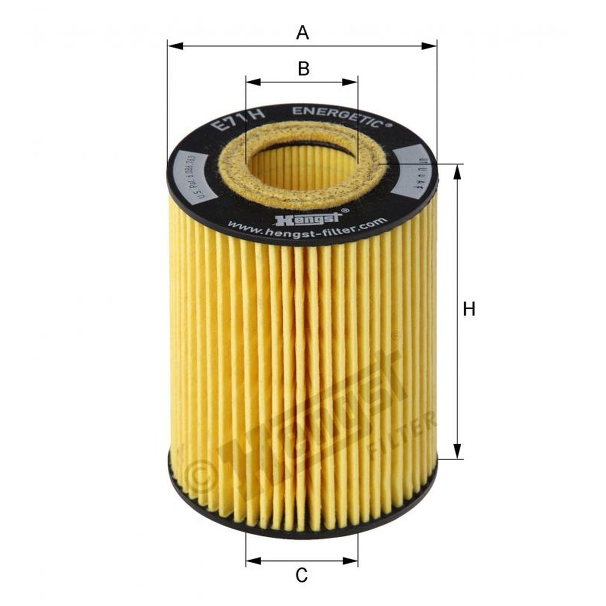 Oil Filter E71H D141 HENGST