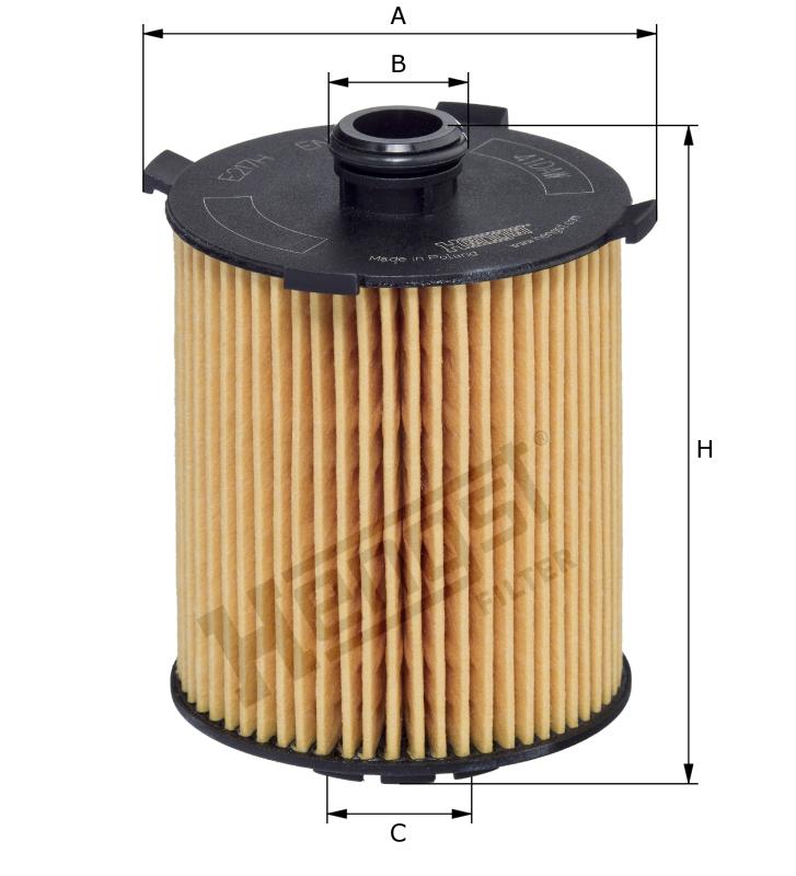 Hengst Oil Filter E217H D310