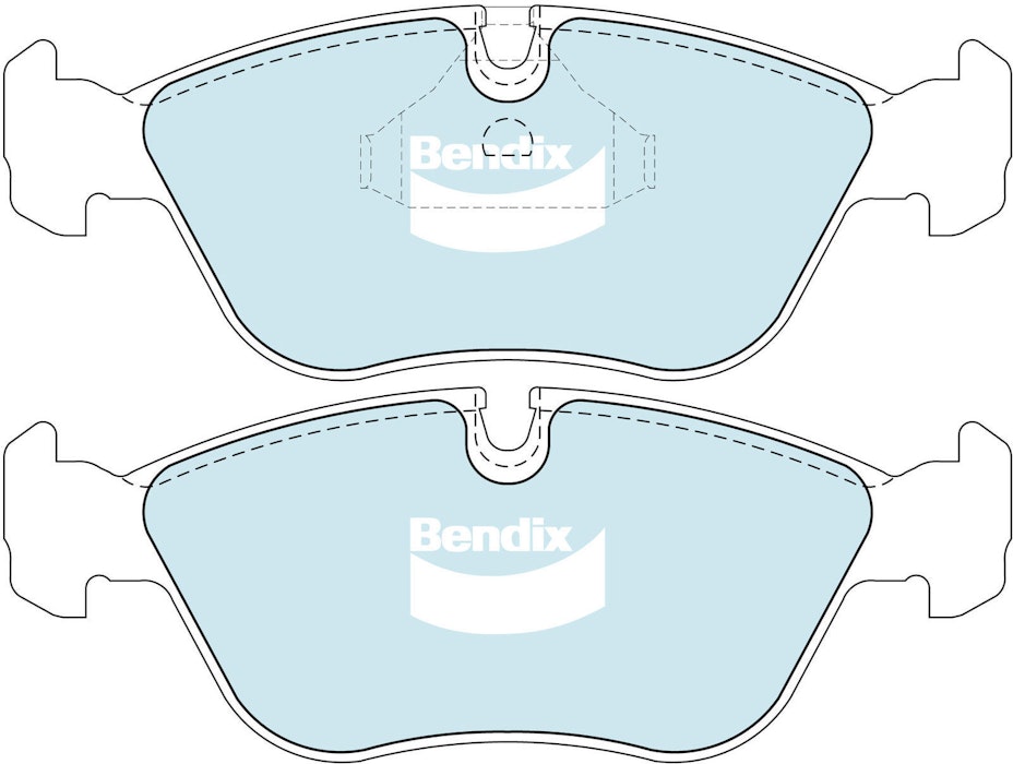 Bendix Brake Pads Set - General Ct DB1261CT