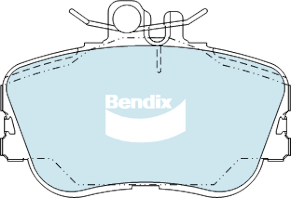 Bendix Brake Pads Set - General Ct DB1295CT