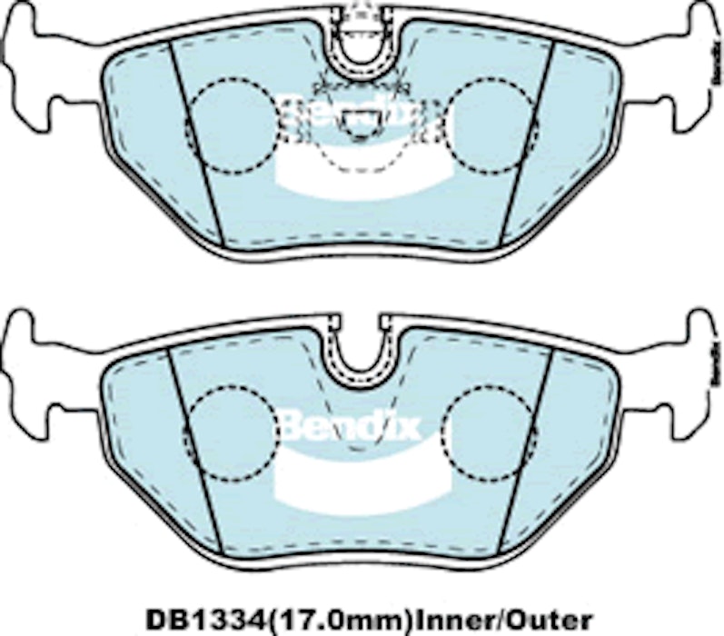 Bendix Brake Pads Set - General Ct DB1334CT