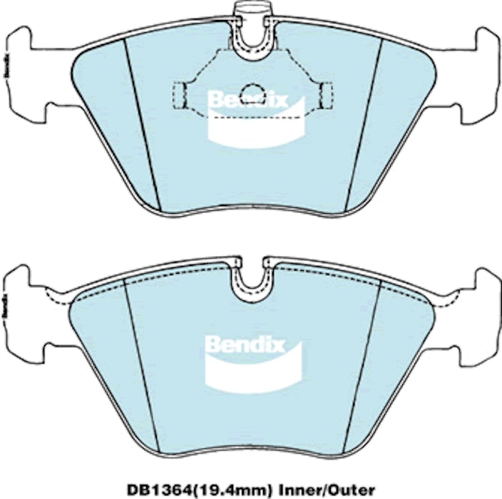 Bendix Brake Pads Set - General Ct DB1364CT