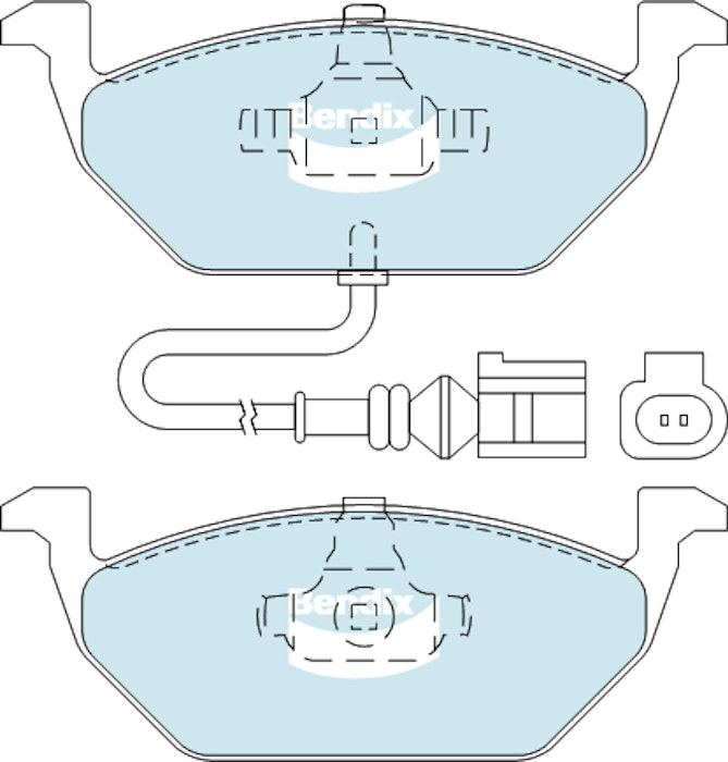 Bendix Brake Pad Set - General Ct DB1405 GCT