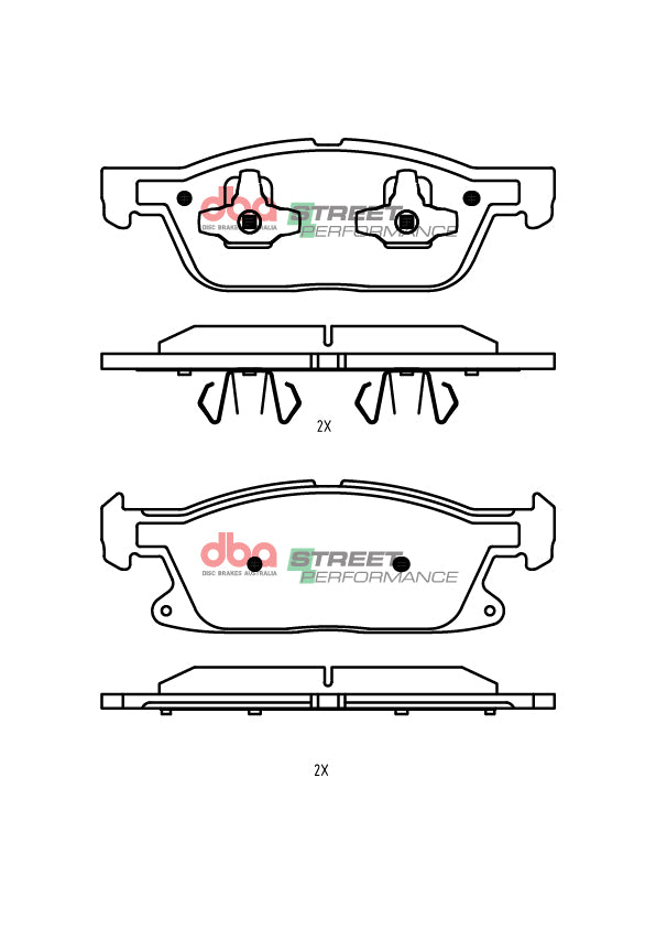 DBA Street Performance Brake Pad DB15089SP