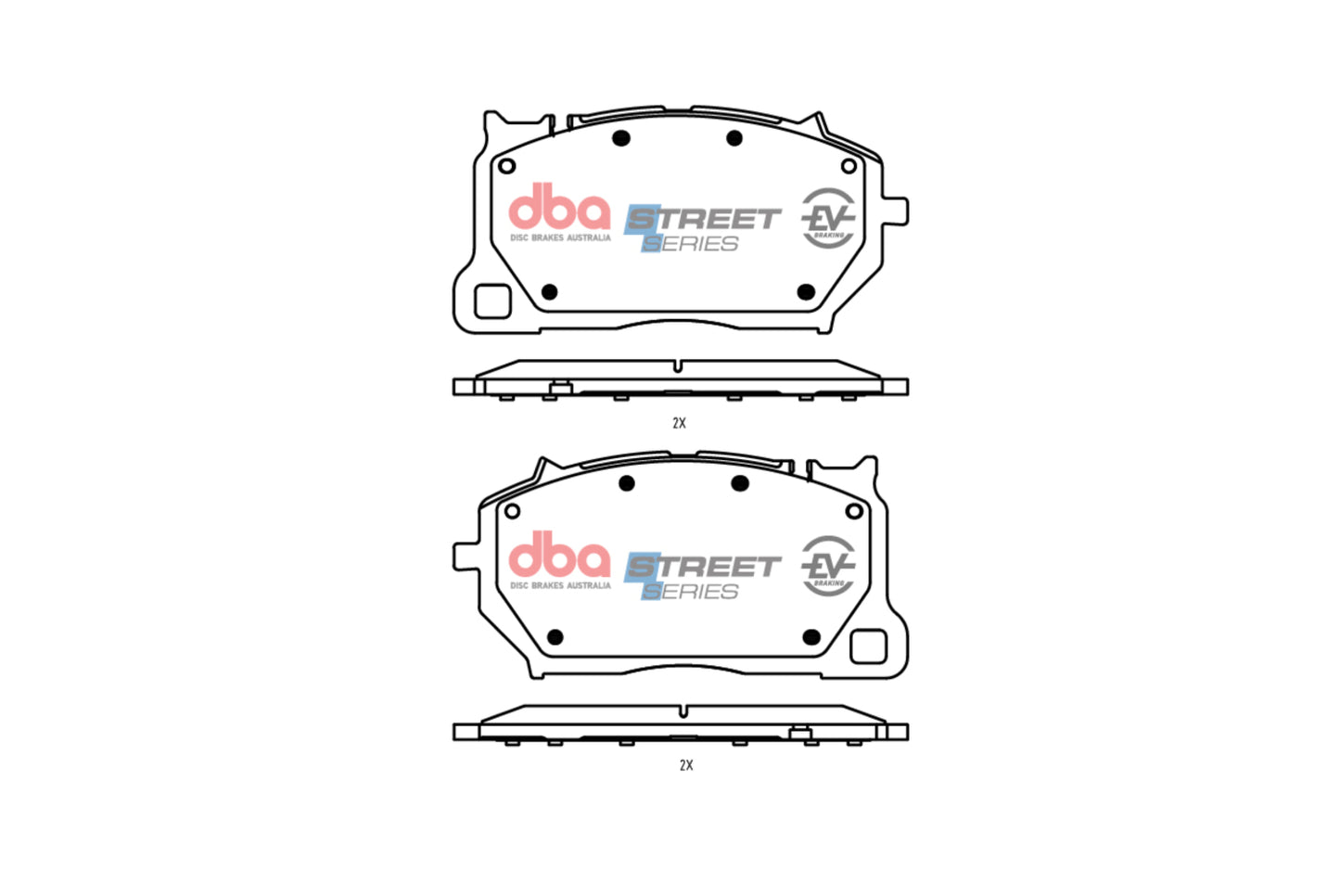DBA Street Series EV Brake Pads DB15281SSEV