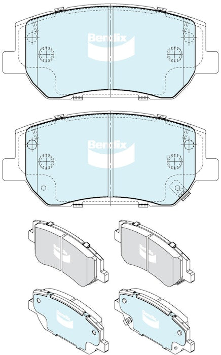 Bendix HD Brake Pad Set DB2593 HD
