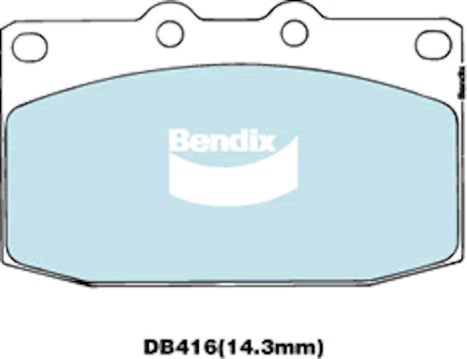 Bendix Pad Set-Disc Brake Race DB416BR