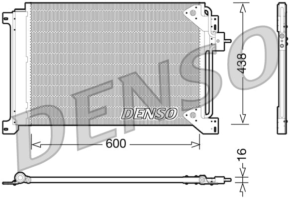 Denso AC Condenser DCN12004