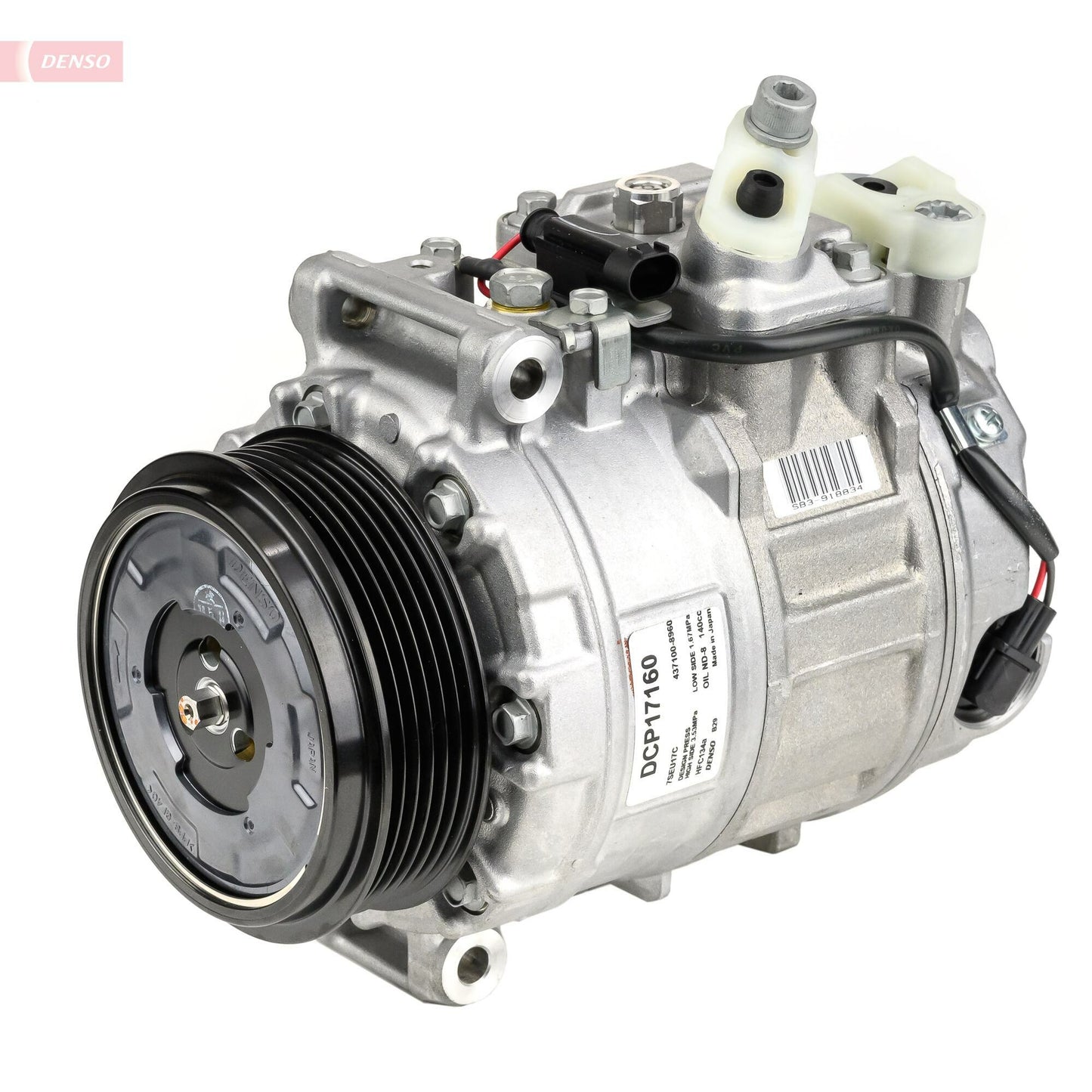 Denso Air Conditioning Compressor 12V Direct Mount 7SEU17C DCP17160