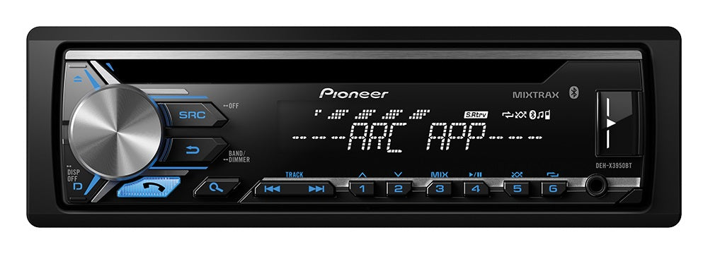 Pioneer Deh-X3950BT Bluetooth Usb Cd Stereo DEHX3950BTSB