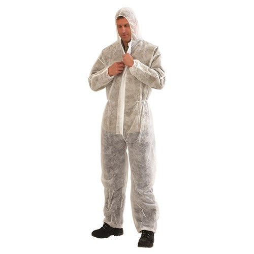 Prochoice Coveralls Disposable White Lge DOWL