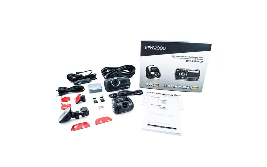 Kenwood 2Ch Wifi Dash Cam Qhd Stand Alone DRV-A501WDP