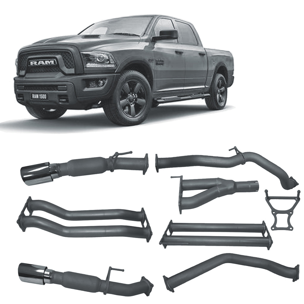 Redback Extreme Duty Exhaust 3in Twin Cat-Back (No Cat & No Muffler/Pipe Only) DRX80100-PO
