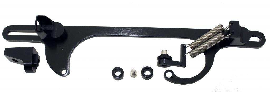 Autotecnica Throttle Cable Bracket for 4150 Style Series Carburetor Black Aluminum Anodised DS5970BK