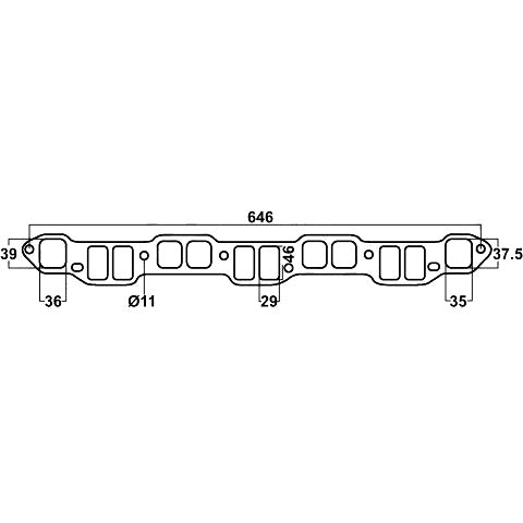 Header Gaskets Std Replacment DSF035