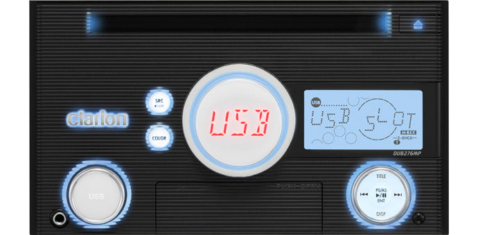 Clarion Audio 2-Din Am/Fm/Cd/Mp3/Wma/Usb DUB276MP