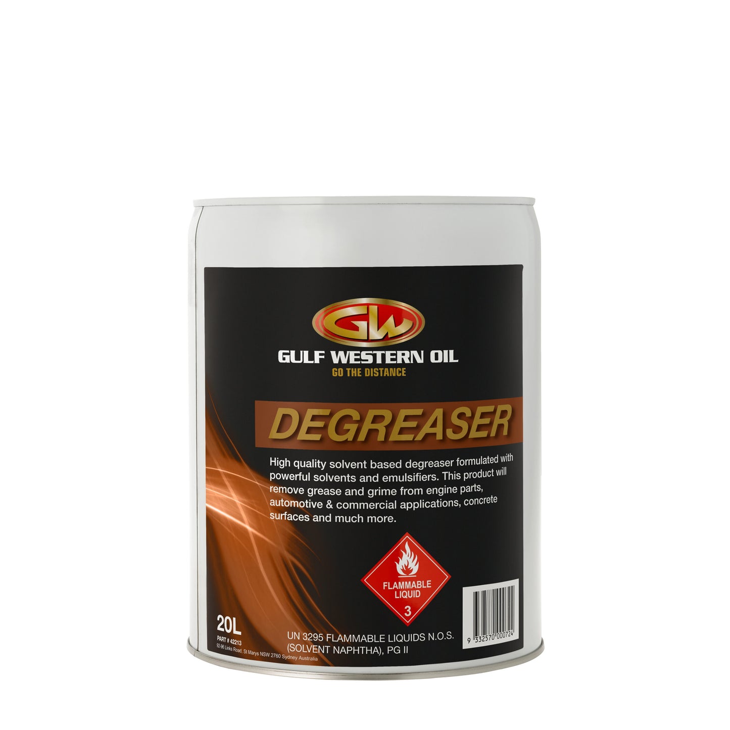 Gulf Western Solvent Based Degreaser 20L 42008