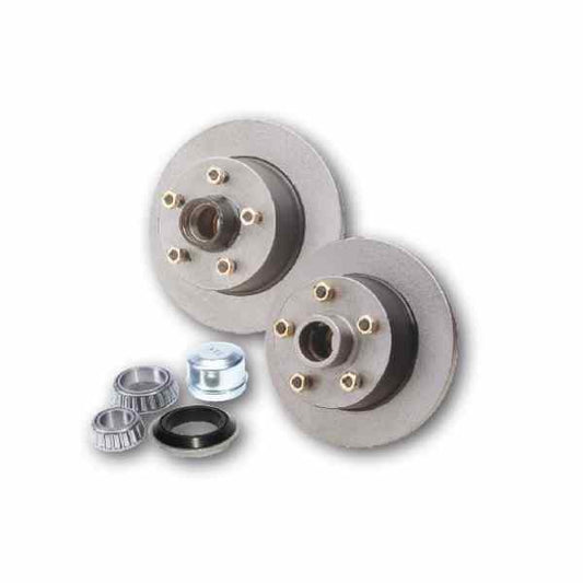 ARK Ark Trailer Disc Brake Hub Suit Axle 39-40Mm 5 X 107.95 Stud Galvanised 186DH12HTG