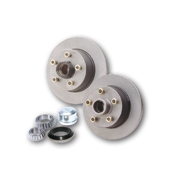 ARK Ark Trailer Disc Brake Hub Suit Axle 39-40Mm 5 X 120 Stud Galvanised 186DH12CDG