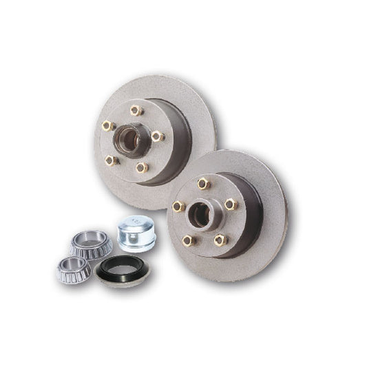 ARK Ark Trailer Disc Brake Hub Suit Axle 39-40Mm 5 X 120 Stud Galvanised 186DH12CDG