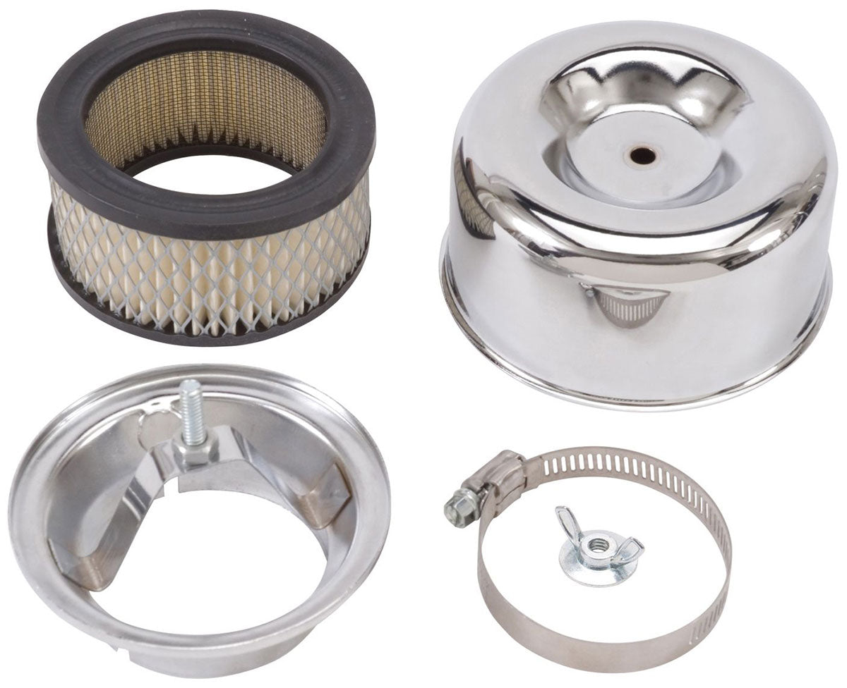 Edelbrock Air Cleaner 4.65" Chrome suits 94 Series Carb