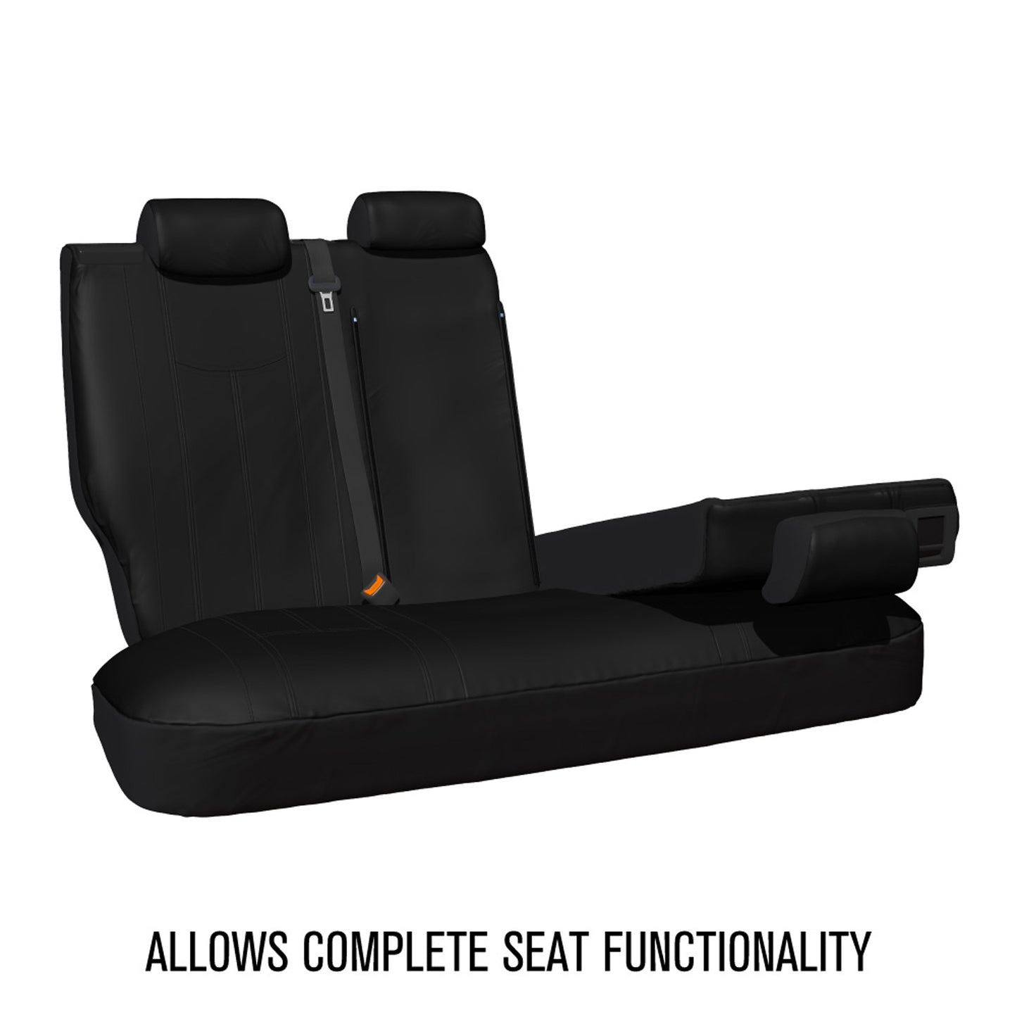 Sperling Empire Leather Rear Black Seat Covers Suits CX-8 CX-9 2018-On RM5155EMB
