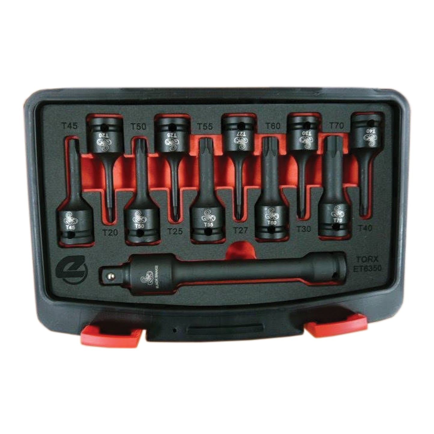 Endeavour Impact Skt Kit Torx W Ext 1/2 Drv ET6350