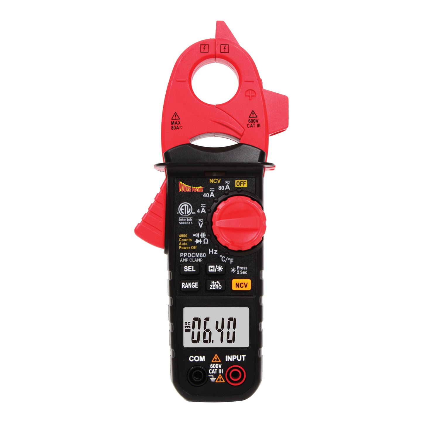 Endeavour Power Probe 80A Amp Clamp ETDPPDCM80