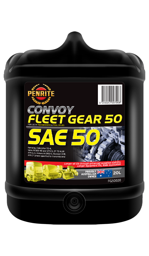 Penrite Convoy Fleet Gear 50 SAE 50 Premium Mineral 20L FG50020