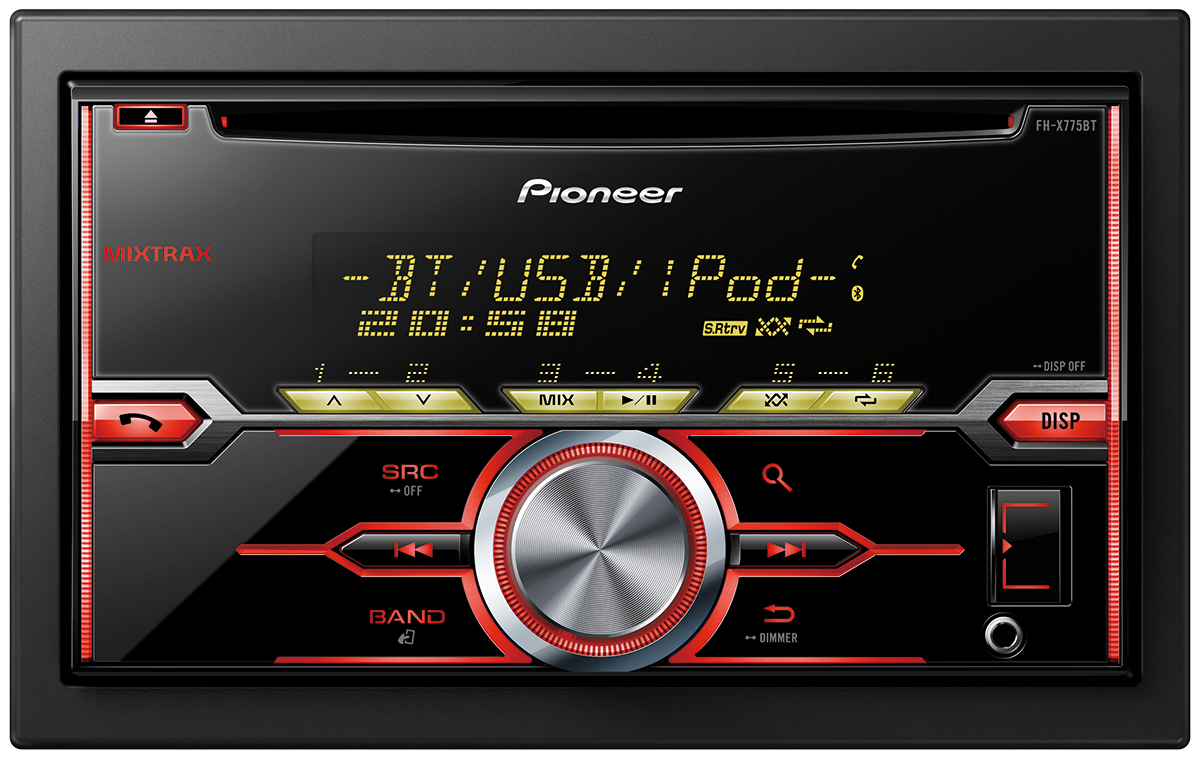Pioneer 2Din BT Cd Tuner Ipod Va Lcd FHX775BTSB