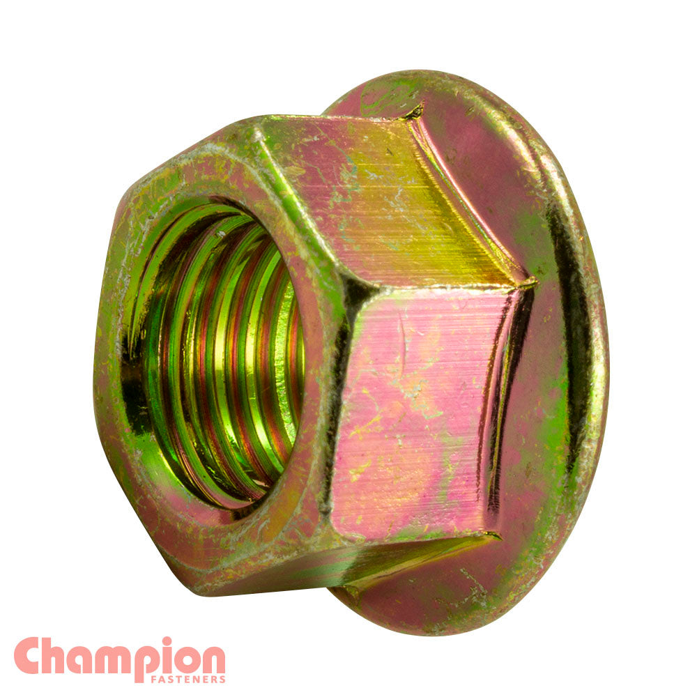 Champion Fasteners Hex Flange Nut M10 X 1.25mm Fine Grade 8.8 FN10125