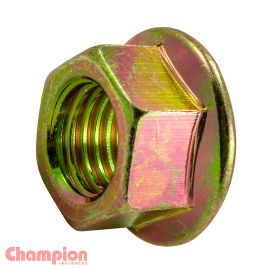 Champion Fasteners Hex Flange Nut M8 X 1.25mm Iso Grade 8.8 FN08125