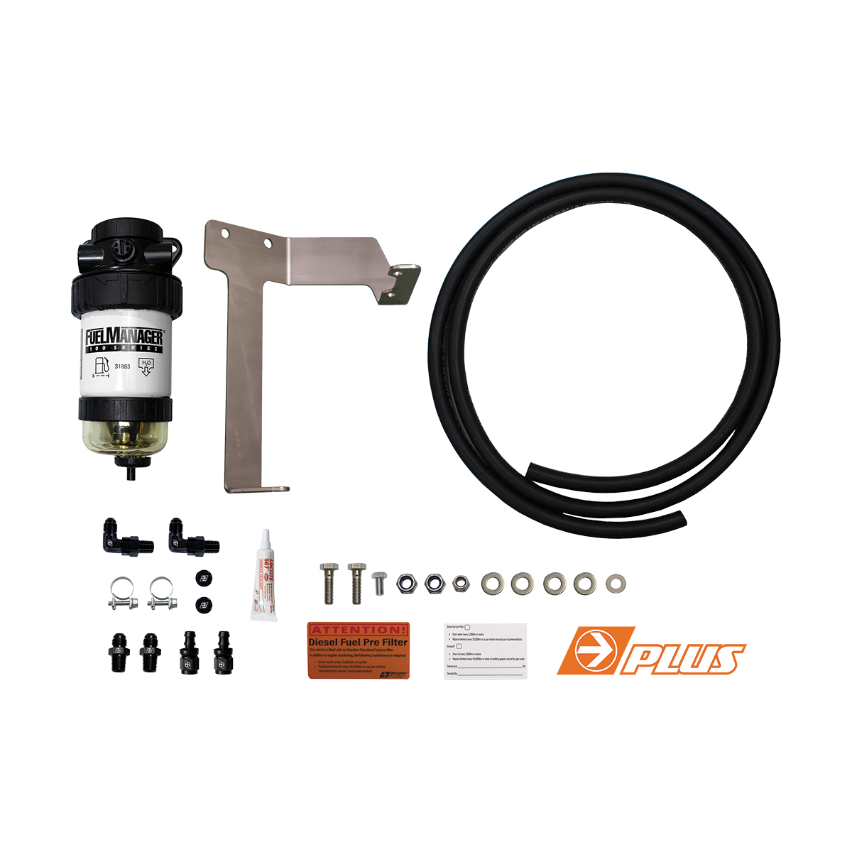 Direction Plus Fuel Manager Pre-Filter and Catch Can Kit Toyota Prado 150 Series FMPV620DPC
