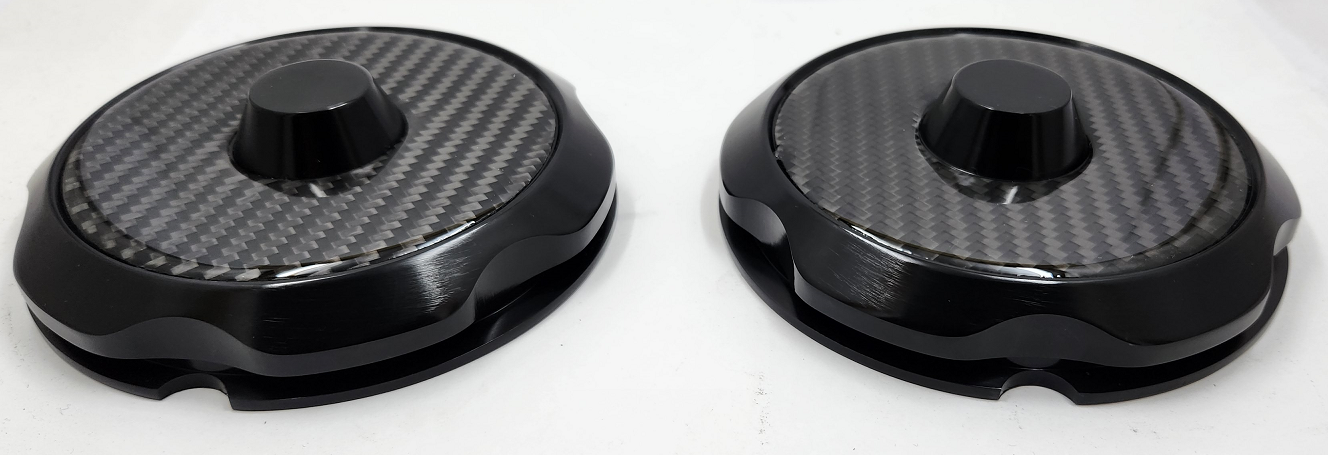 Autotecnica Ford Mustang 5.0 V8 Shadow Series Strut Top Covers with Carbon Fibre Inserts 2015-2018 FMFSS