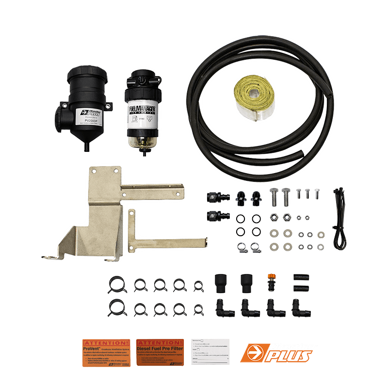 Direction Plus Toyota Landcruiser VDJ 70 Series Fuel Manager Fuel Filter & ProVent Catch Can Kit 2012 - 2017 FMPV640DPK