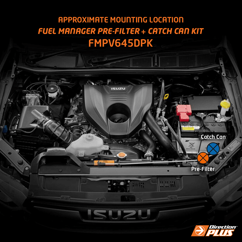 Direction Plus Isuzu D-Max and Mazda Bt-50 2020 on FuelManager and ProVent Kit FMPV645DPK