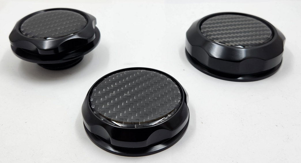 Autotecnica Ford Falcon BA BF FG XR6 Aluminium Shadow Series Engine Cap Set FORXR6CS