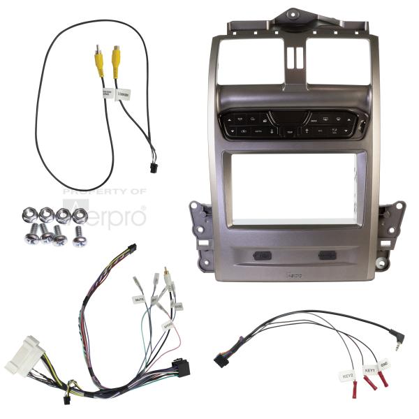 Aerpro Gunmetal Grey Double Din Facia Kit To Suit Ford FP9750GK