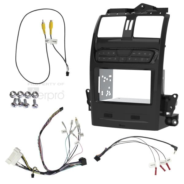Aerpro Double Din Piano Black Install Kit To Suit Ford Falcon BA-BF & Territory SX-SY FP9750PB