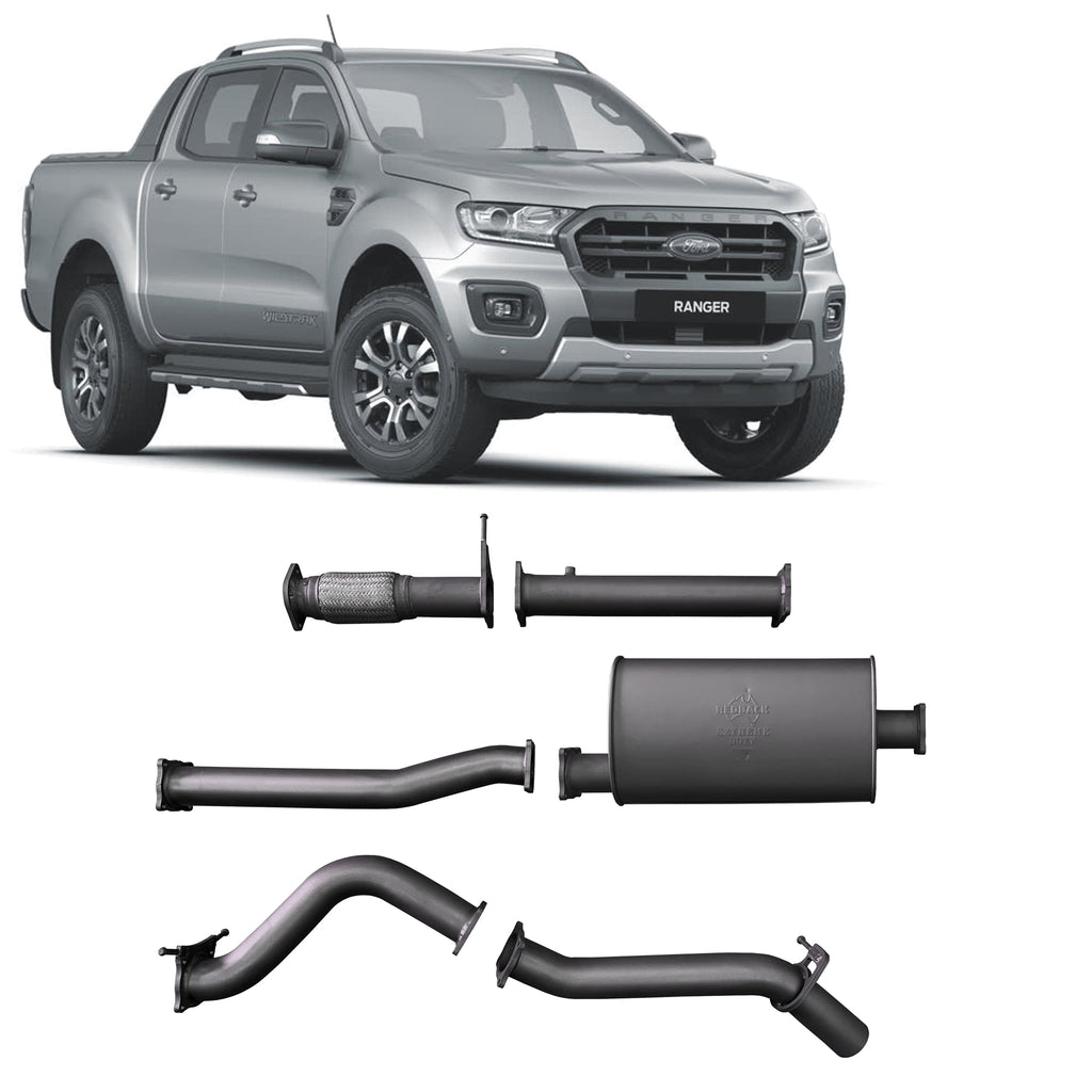 Redback Extreme Duty Exhaust 3in DPF Back (No Cat With Large Muffler) FRX22600-PM