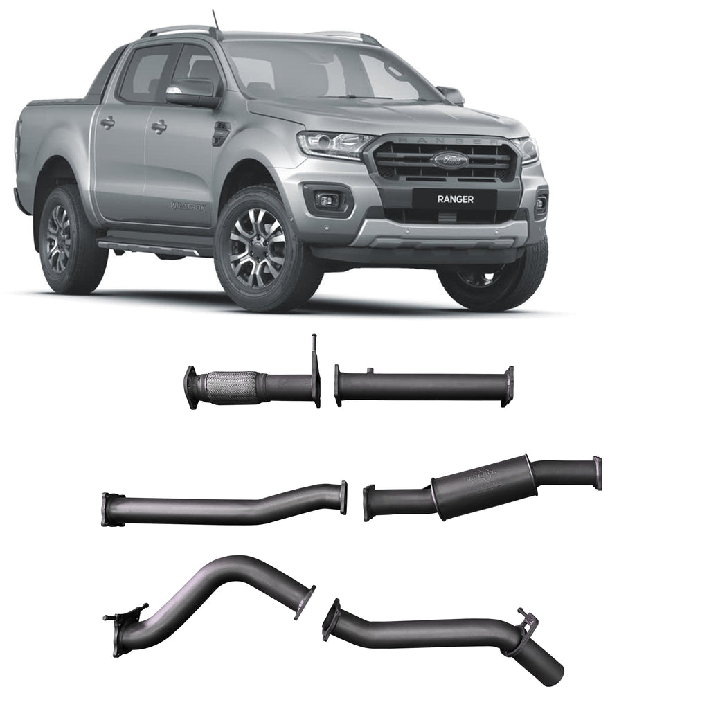 Redback Extreme Duty Exhaust 3in DPF Back (No Cat With Resonator) FRX22600-PR