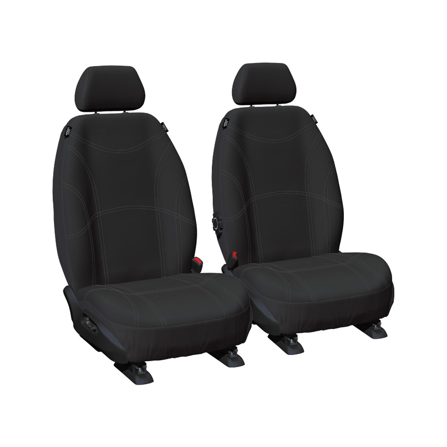 Sperling Getaway Neoprene Front Black - Silver Stitch Seat Covers Suits I30 2017-On RM1040G2B
