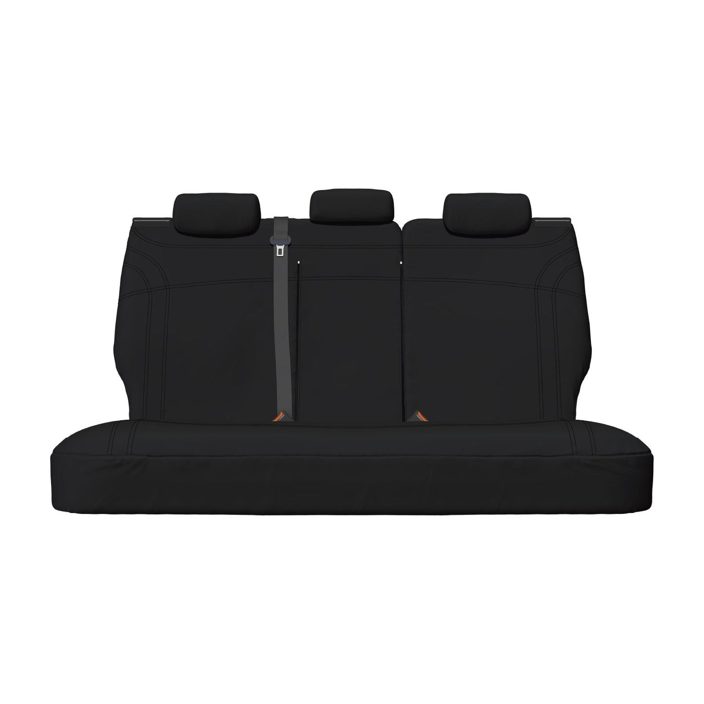 Sperling Getaway Neoprene Rear Row 2 Black - Black Stitch Seat Covers Suits Pajero Sport SUV Row 2 2019-On RM5191GBB