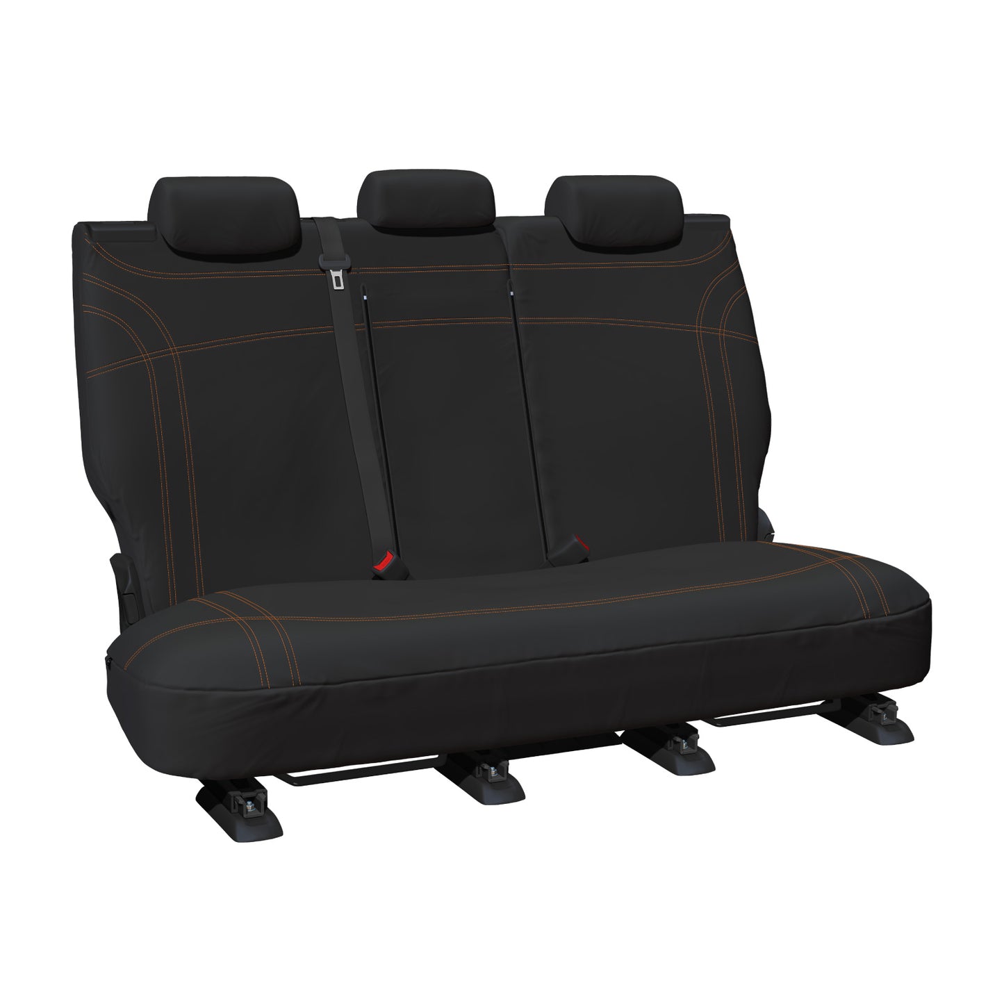 Sperling Getaway Neoprene Rear Black - Orange Stitch Seat Covers Suits Ranger 2022 - Current RM5307GBO