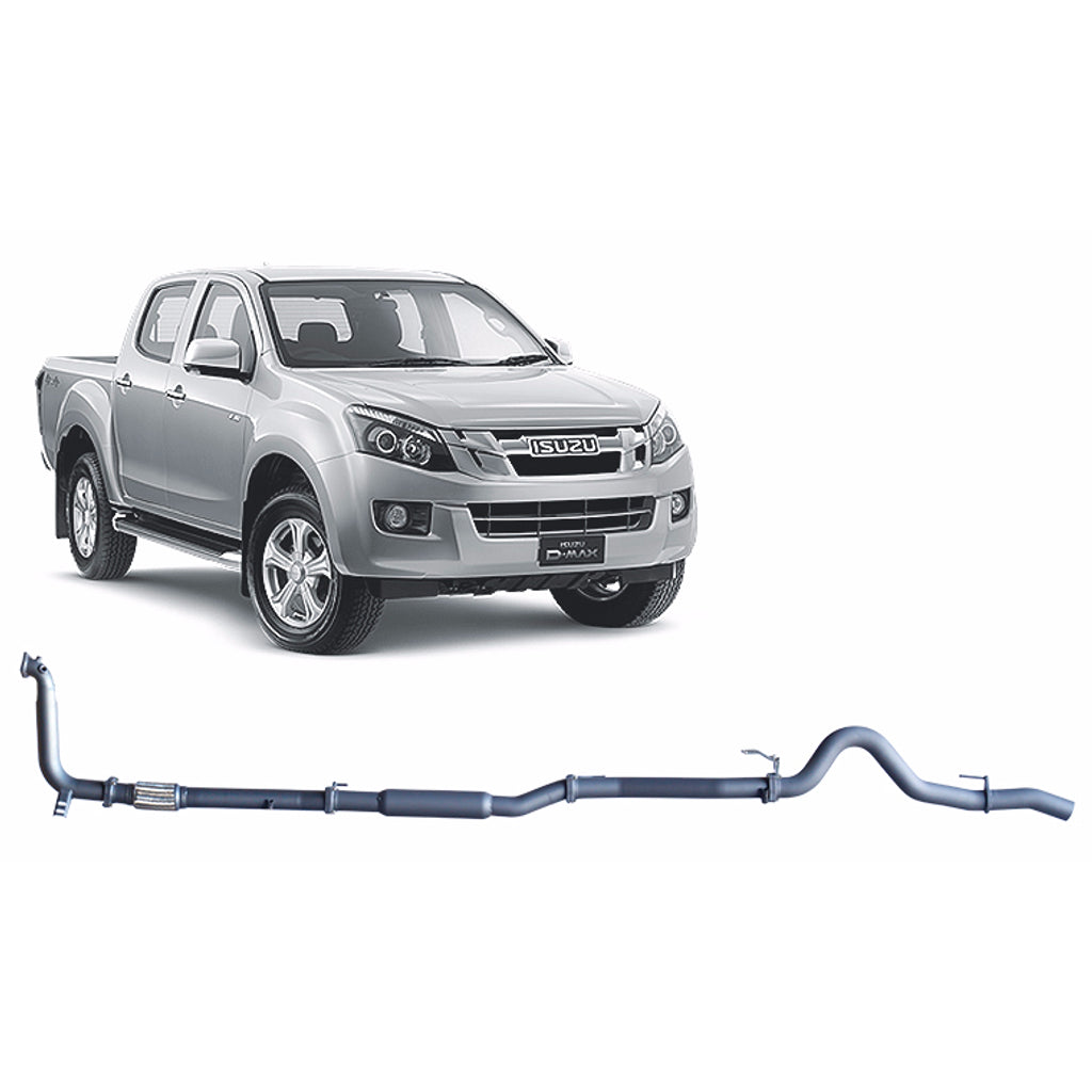 Redback Extreme Duty Exhaust 3in Turbo Back (No Cat & No Muffler/Pipe Only) IDX11800-PO