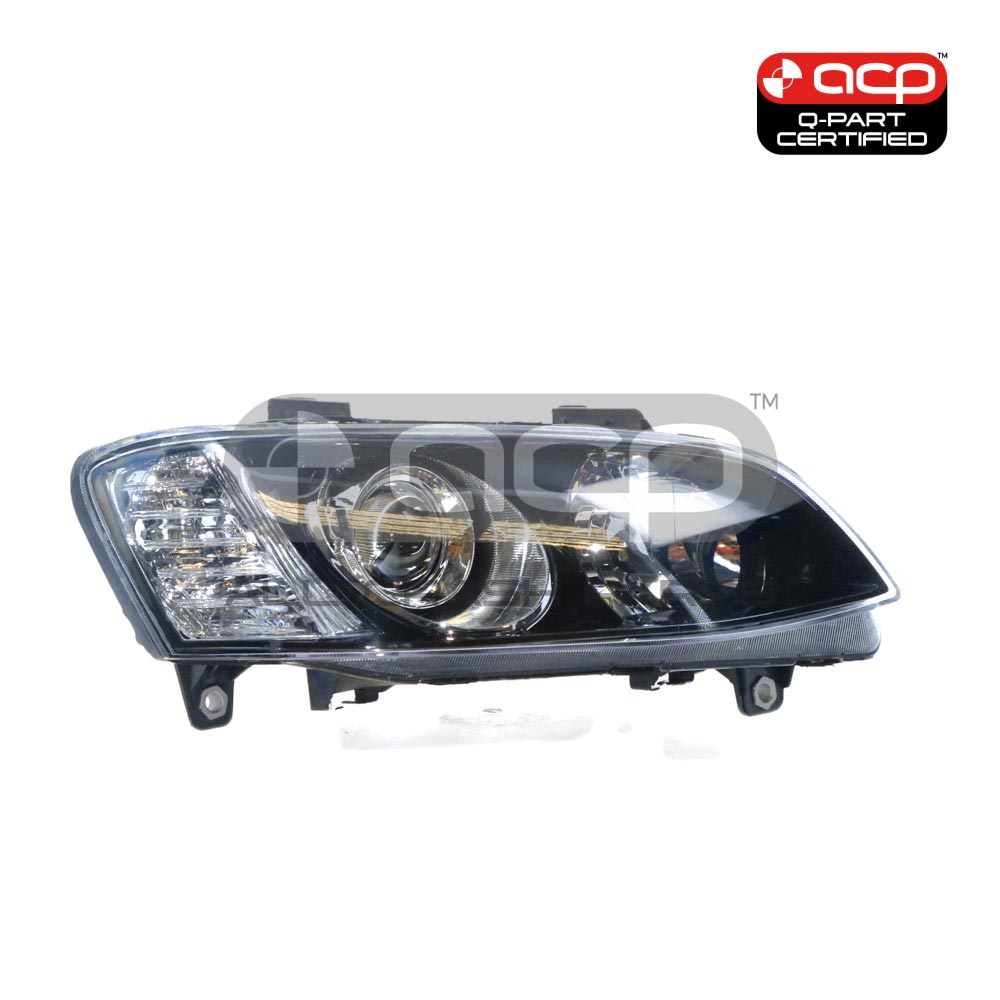 APG All Crash Black Projector Head Lamp Drivers Side Certified suits Holden Commodore VEII 9/2010 to 5/2013 GVE-21034RHQ