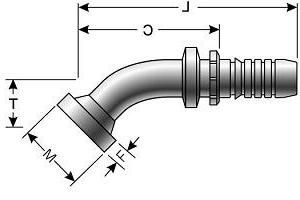 Gates 20Gs-20Flh45M 7347-51645