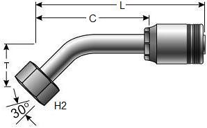 Gates 24Gsh/24Gsm-24Fbsporx45 7341-07035
