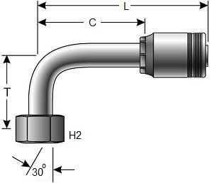 Gates 24Gsh/24Gsm-24Fbsporx90 7341-07045
