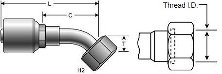 Gates 8G-8Fforx45S 7104-22135